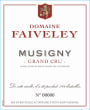 Faiveley Musigny Grand Cru 2014 Front Label