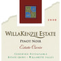 WillaKenzie Estate Estate Cuvee Pinot Noir (375ML half-bottle) 2008 Front Label