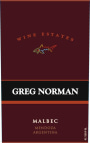 Greg Norman Estates Malbec 2011 Front Label