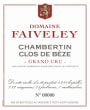 Faiveley Chambertin Clos de Beze Grand Cru 2012 Front Label
