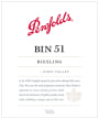 Penfolds Eden Valley Bin 51 Reserve Riesling 2009 Front Label