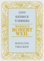 Robert Weil Qualitatswein Trocken Kiedrich Turmberg 2009 Front Label