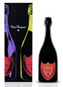 Dom Perignon Vintage Andy Warhol Red Label 2002 Front Label