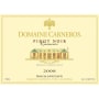 Domaine Carneros Estate Pinot Noir 2008 Front Label