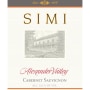 Simi Alexander Valley Cabernet Sauvignon 2007 Front Label