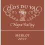 Clos du Val Merlot 2007 Front Label