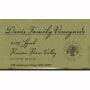 Davis Family Vineyards Guyzer Block Syrah 2007 Front Label