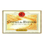 E. Guigal Cotes du Rhone Rouge 2007 Front Label