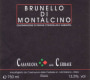 Casanuova delle Cerbaie Brunello di Montalcino 2004 Front Label