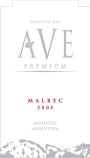 Ave Premium Malbec 2008 Front Label