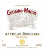 Cousino Macul Antiguas Reservas Chardonnay 2009 Front Label