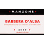Manzone Barbera d'Alba 2008 Front Label