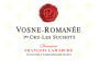 Francois Lamarche Vosne-Romanee Les Suchots Premier Cru 2013 Front Label