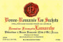 Francois Lamarche Vosne-Romanee Les Suchots Premier Cru 2008 Front Label