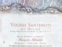 Domaine Francois Mikulski Volnay Santenots du Milieu Premier Cru 2007 Front Label