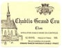 Domaine Francois Raveneau Chablis Les Clos Grand Cru 2011 Front Label