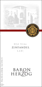 Baron Herzog Old Vine Zinfandel (OU Kosher) 2008 Front Label