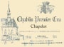 Domaine Francois Raveneau Chablis Chapelot Premier Cru 2010 Front Label