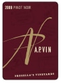 A.P. Vin Rosella's Vineyard Pinot Noir 2009 Front Label