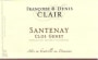 Francoise & Denis Clair Santenay Clos Genet 2009 Front Label