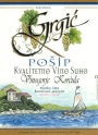 Grgich Hills Estate Vina Posip 2012 Front Label
