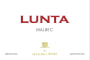 Lunta Malbec 2008 Front Label