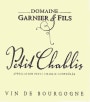 Garnier et Fils Petit Chablis 2012 Front Label