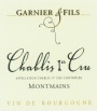 Garnier et Fils Chablis Montmains Premier Cru 2012 Front Label