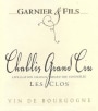 Garnier et Fils Chablis Les Clos Grand Cru 2008 Front Label