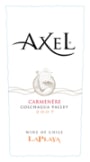 La Playa Axel Carmenere 2007 Front Label