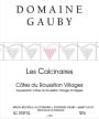 Domaine Gauby Les Calcinaires Cotes du Roussillon Villages 2013 Front Label