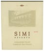 Simi Reserve Cabernet Sauvignon 2006 Front Label