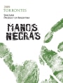 Manos Negras Torrontes 2009 Front Label