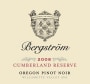 Bergstrom Cumberland Reserve Pinot Noir 2008 Front Label