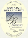 Domaine Bellegarde Moelleux Cuvee Thibault 2004 Front Label