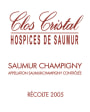 Clos Cristal Cabernet Franc Saumur-Champigny 2008 Front Label
