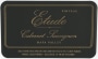 Etude Napa Valley Cabernet Sauvignon 2006 Front Label