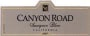 Canyon Road Sauvignon Blanc 1998 Front Label