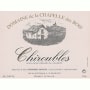 Domaine de la Chapelle des Bois Chiroubles 2009 Front Label