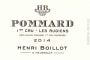 Domaine Henri Boillot Pommard Les Rugiens Premier Cru 2014 Front Label