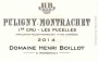 Domaine Henri Boillot Puligny Montrachet Les Pucelles Premier Cru 2014 Front Label