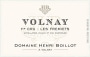 Domaine Henri Boillot Volnay Les Fremiets Premier Cru 2012 Front Label