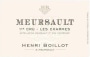 Domaine Henri Boillot Meursault Les Charmes Premier Cru 2014 Front Label