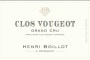 Domaine Henri Boillot Clos Vougeot Grand Cru 2010 Front Label