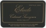 Etude Napa Valley Cabernet Sauvignon (375ML half-bottle) 2005 Front Label