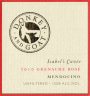 Donkey & Goat  Grenache Rose Isabel's Cuvee 2010 Front Label