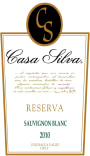 Casa Silva Reserva Sauvignon Blanc 2010 Front Label