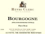 Henri Clerc Bourgogne Pinot Noir 2012 Front Label