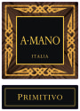 A. Mano Puglia Primitivo 2008 Front Label
