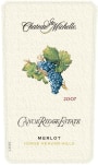 Chateau Ste. Michelle Canoe Ridge Estate Vineyard Merlot 2007 Front Label